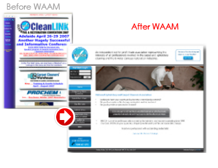 WAAM-before-after-creative-web-design-website-solution-transformation-cleanlink